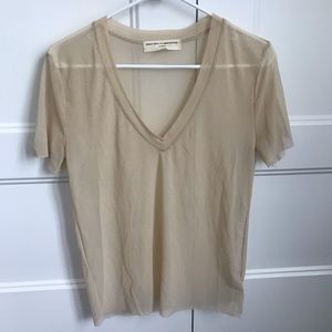 Nude Mesh Shirt